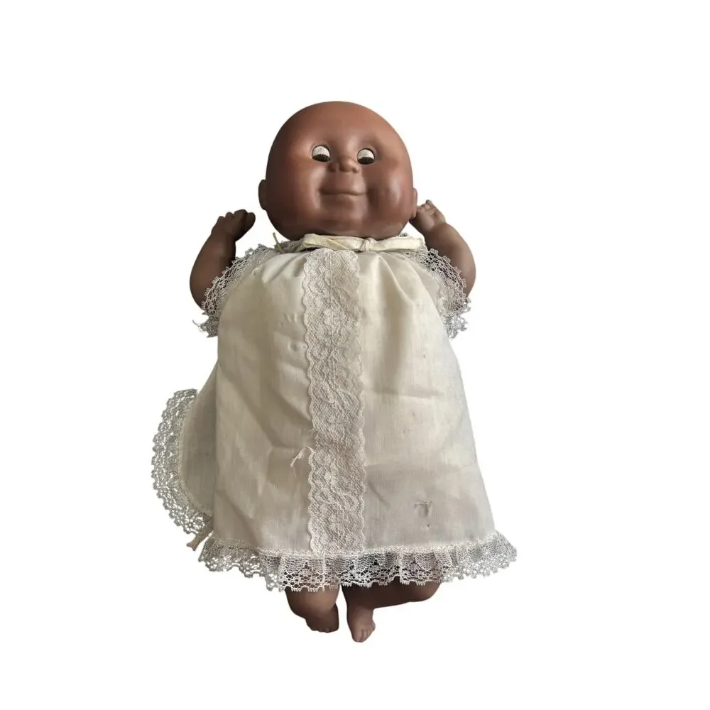 VTG 1985 Collette Toy Baby Doll Sleep Eyes African American‎